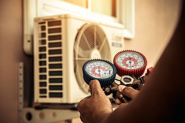 Professional Ductwork Repair technician working in Roseboro, NC